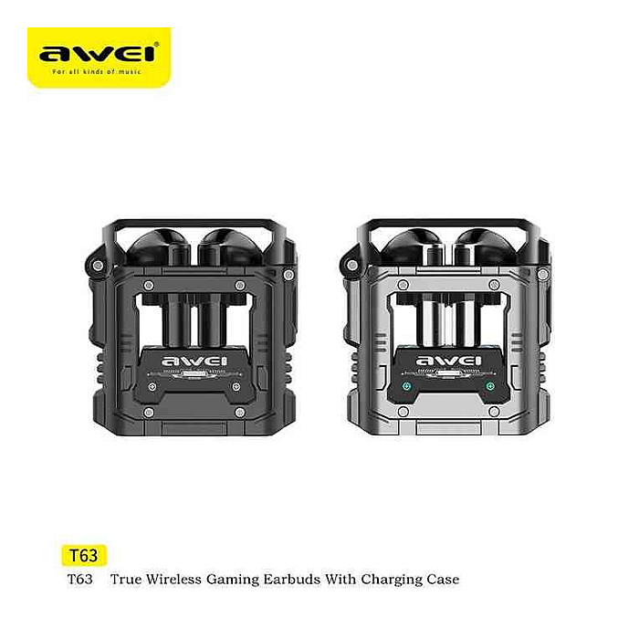 Awei T63 Zinc Alloy Wireless Bluetooth Earphones Bullet Cover...